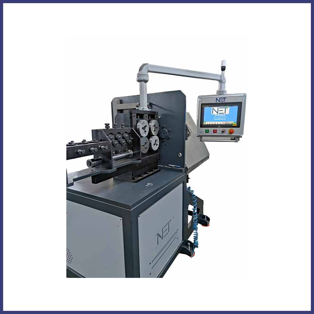 Net Makine 2D CNC tel bükme makinesi