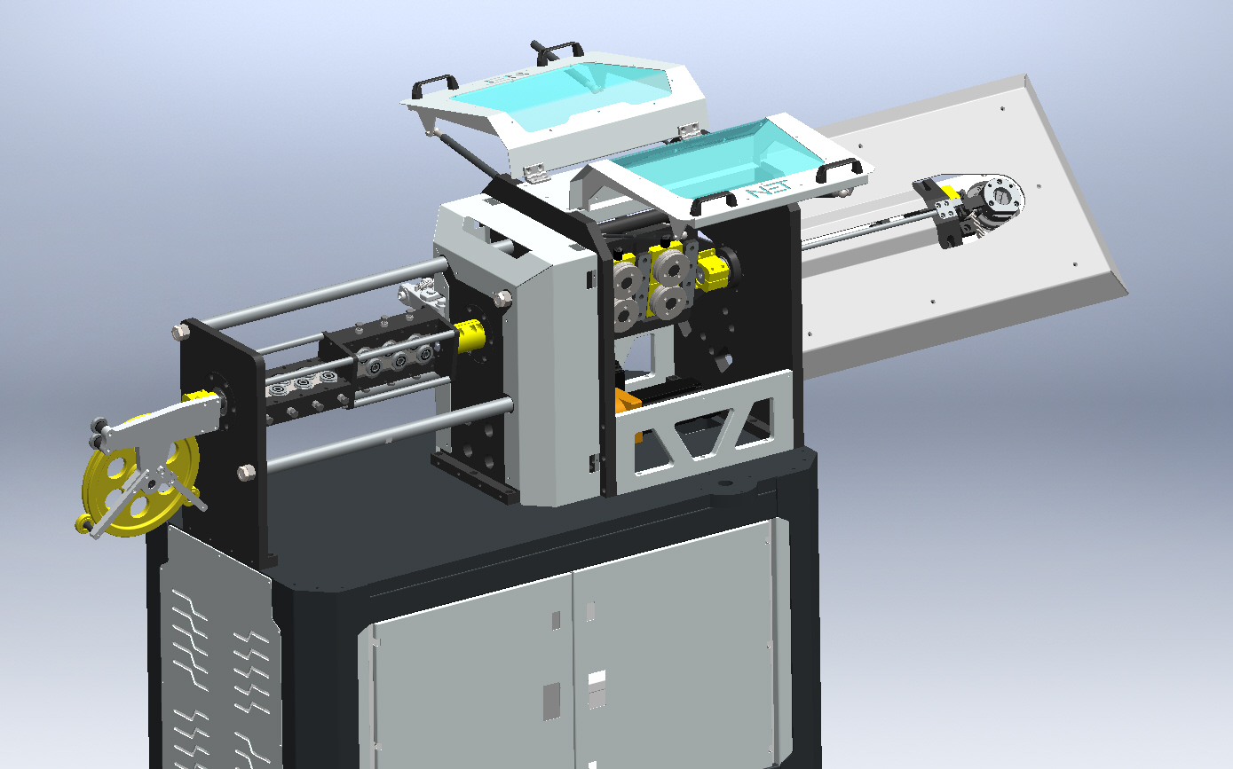 Net Makine 3D CNC tel bükme makinesi